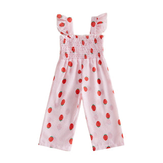 Sweet Strawberry Cherry Jumpsuit