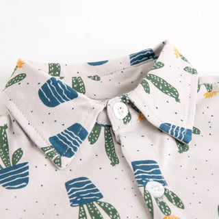 Sanlutoz Gentle Baby Boys Summer Short Sleeve Bodysuits Cute Pattern Infants Onesies Clothing - RYAN AND REMI