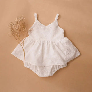 Summer Backless Floral Baby Girl Dress - RYAN AND REMI