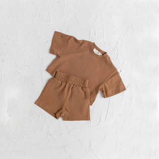 Casual Cotton Short Tee Jumpsuit - RYAN AND REMI