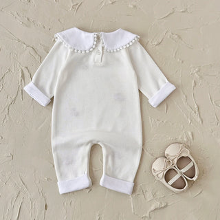 White Cherry Print Jumpsuit - RYAN AND REMI