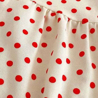 Polka Dot Embroidery Jumpsuit - RYAN AND REMI