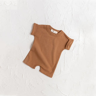 Casual Cotton Short Tee Jumpsuit - RYAN AND REMI