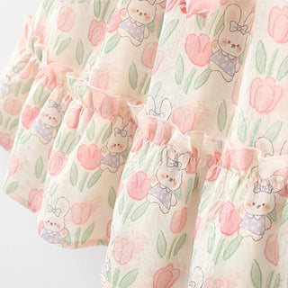 Tulip Flying Sleeve Dress - RYAN AND REMI
