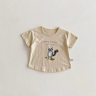 Cartoon Animal Boys T-Shirt