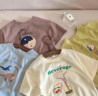 Boys Cartoon Printed T-shirt