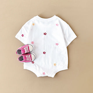 Floral Print Cotton Bodysuit - RYAN AND REMI