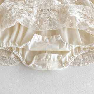 Lace Floral Princess Dress - RYAN AND REMI