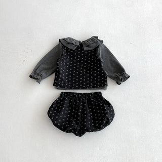 Leafy Doll Ruffled Set. 3Pcs - RYAN AND REMI