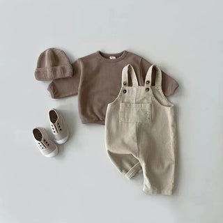 Solid Corduroy Jumpsuit