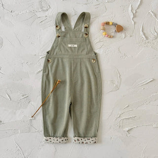 Flower Leg Overalls Jumpsuit - RYAN AND REMI