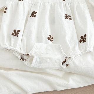 Puff Sleeve Garden Romper - RYAN AND REMI