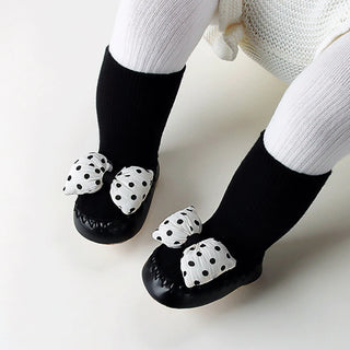 Contrast Bow Walker Shoes - RYAN AND REMI