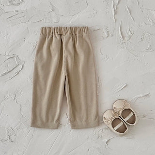 Floral Side Corduroy Pants - RYAN AND REMI