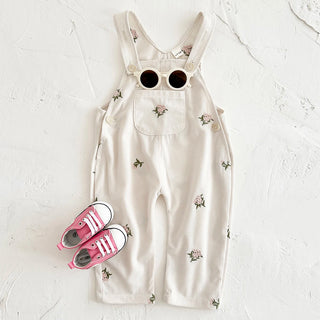 Floral Corduroy Jumpsuit - RYAN AND REMI
