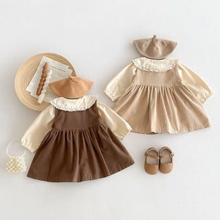 Embroidery Pocket Dress Outfit - RYAN AND REMI