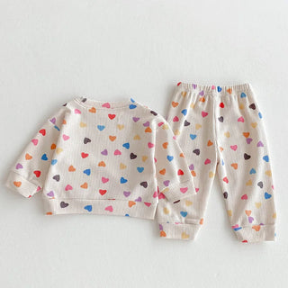 Colorful Hearts Jogger Set - RYAN AND REMI