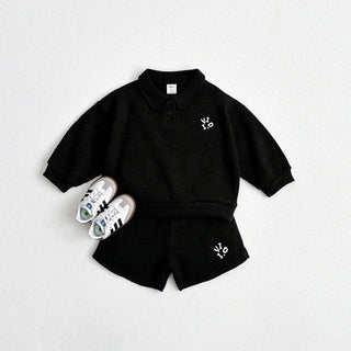 Vidi Waffle Shorts Set - RYAN AND REMI