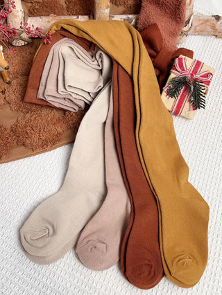 4 Pairs Solid Tights - RYAN AND REMI