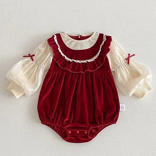 Newborn Christmas Fashion Rompers