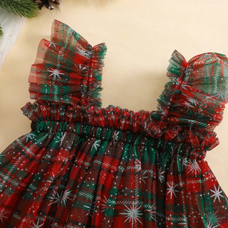 Christmas Layered Tulle Dress