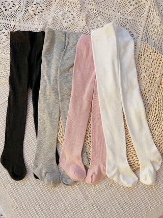 4 Pairs Solid Tights - RYAN AND REMI