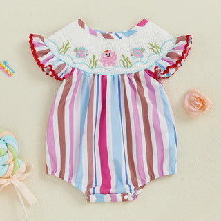 Stripe Summer Day Romper - RYAN AND REMI