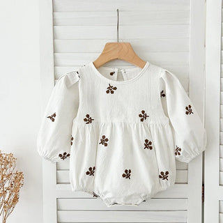 Puff Sleeve Garden Romper - RYAN AND REMI