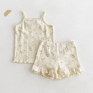 Printed Camisole Pajama Set - RYAN AND REMI