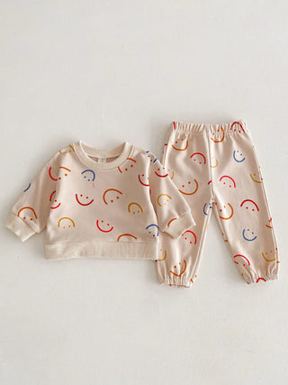 Smiley Face Jogger Set - RYAN AND REMI