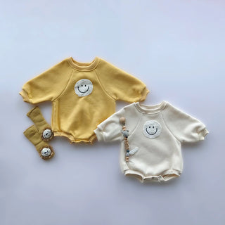 Fuzzy Smile Bodysuit - RYAN AND REMI