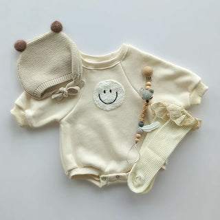 Fuzzy Smile Bodysuit - RYAN AND REMI