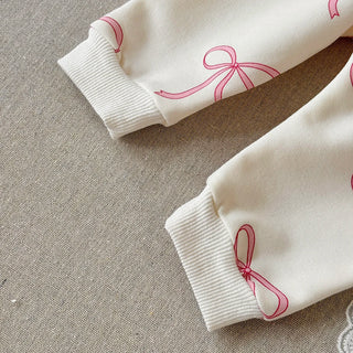 Bow Print Jogger Set - RYAN AND REMI