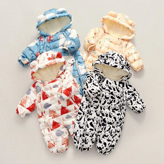 Cartoon Waterproof Hooded Romper With Boots - RYAN AND REMI