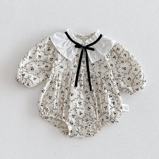 2026 New Spring Toddler Baby Girl Romper Long Sleeved Cotton Print Infant Baby Girls Jumpsuit 0-24M Children Clothes - RYAN AND REMI