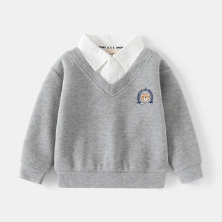 Shirt Neck Sweatshirt