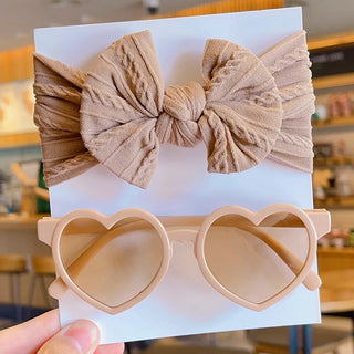 Headband with Heart Glasses