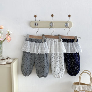 Lace Ruffle Lounge Pants - RYAN AND REMI