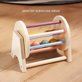 Montessori Wooden Spinning Drum - RYAN AND REMI