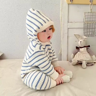 Stipe Knit nJumpsuit