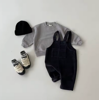 Solid Corduroy Jumpsuit