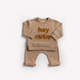 Fuzzy Print Jogger Set - RYAN AND REMI