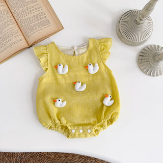3D Love Duck Romper - RYAN AND REMI