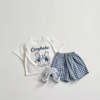 Cozybake Plaid Short Set - RYAN AND REMI