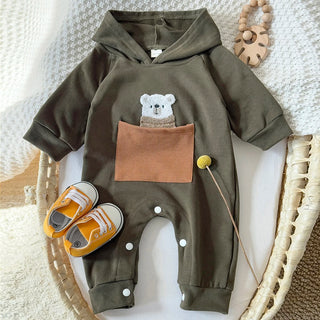 Bear Pocket Jumpsuit - RYAN AND REMI