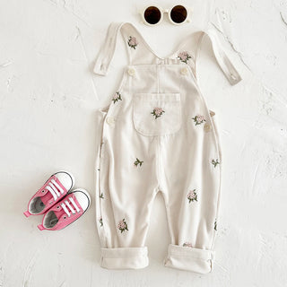 Floral Corduroy Jumpsuit - RYAN AND REMI