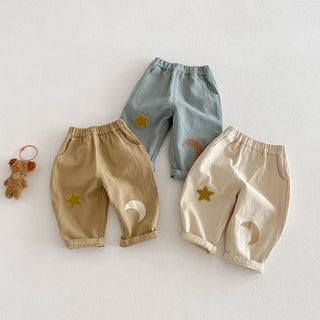 Moon Star Patch  Pants