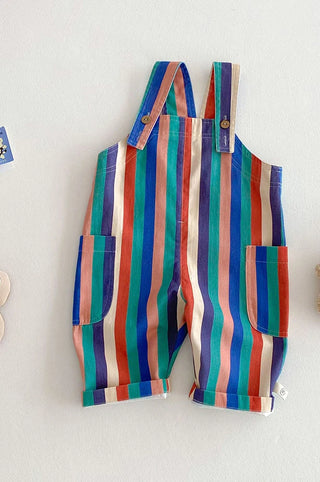 Striped Polka Dot Playsuit - RYAN AND REMI