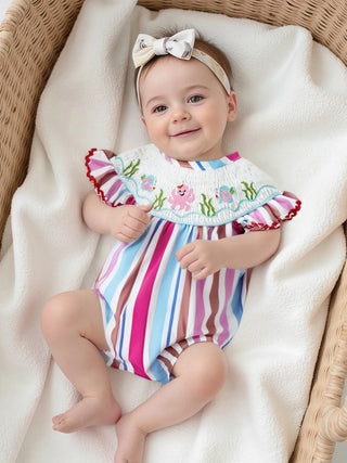 Stripe Summer Day Romper - RYAN AND REMI