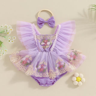 Newborn Fly Sleeve Romper